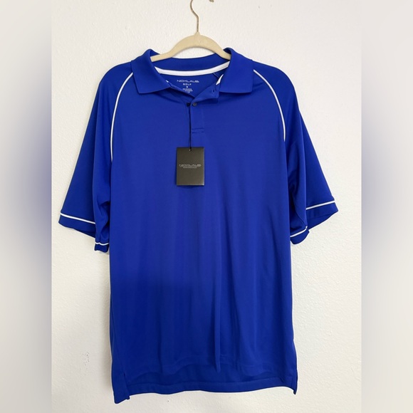 NICKLAUS Golf ⛳️ Vibrant Blue Men's Polo Shirt - Picture 3 of 4